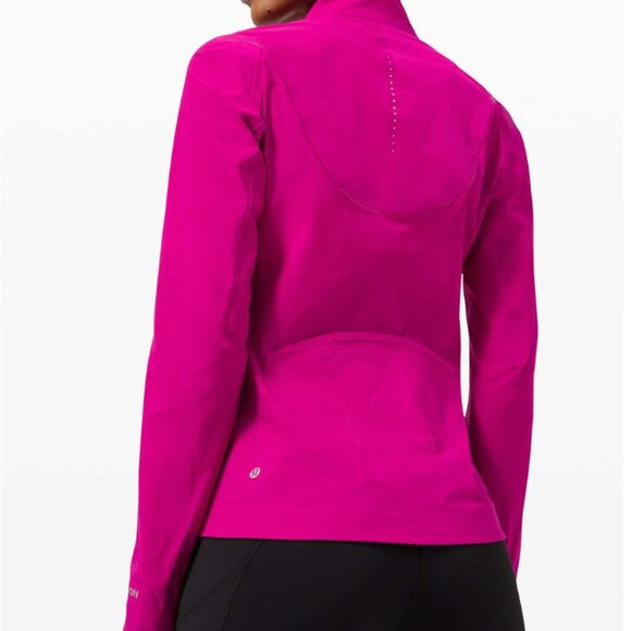 Lululemon Fast and Free Windbreaker Ripened Raspberry - Picture 5 of 11